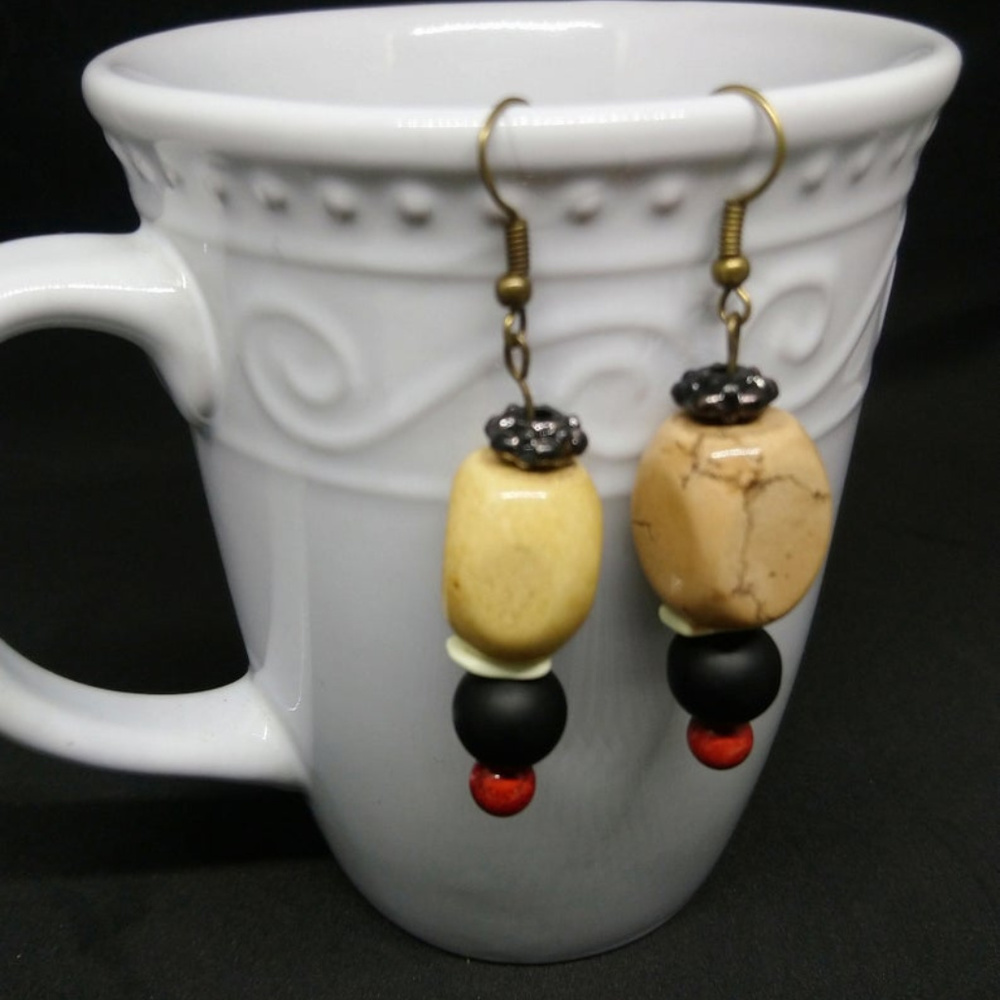 Natural Gemstone Earring